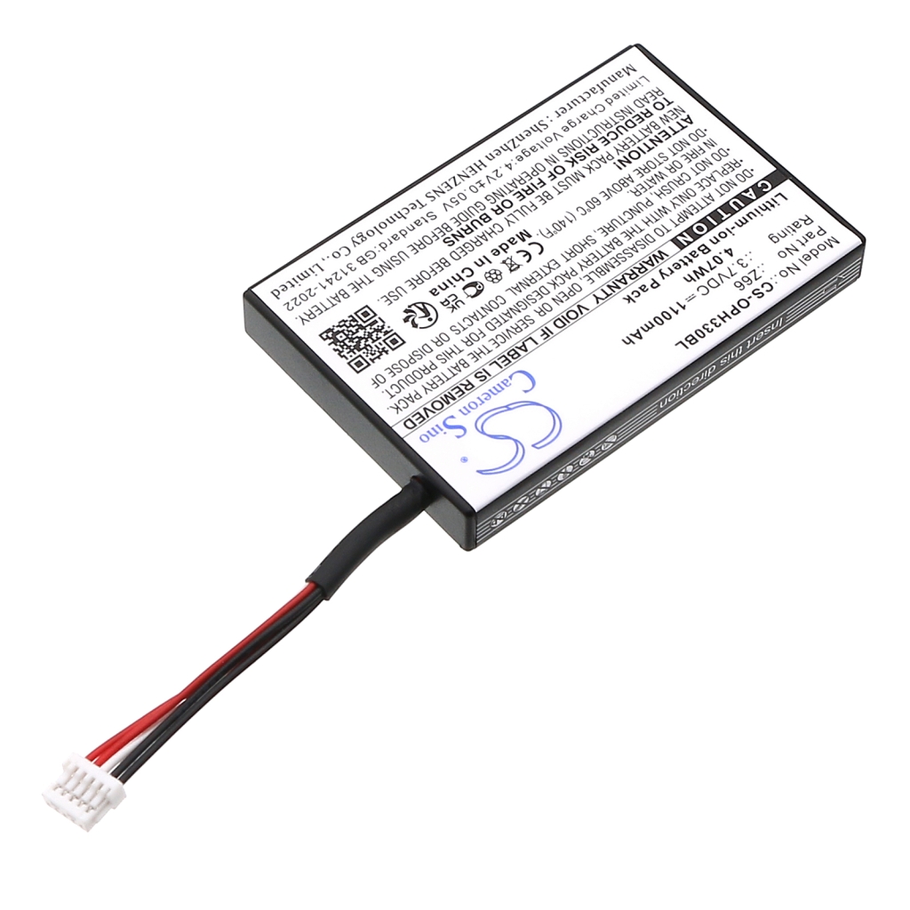 Code à barres, Scanner Batterie du scanner Opticon CS-OPH330BL