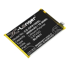 Remplacement de batterie compatible pour OPPO BLP911