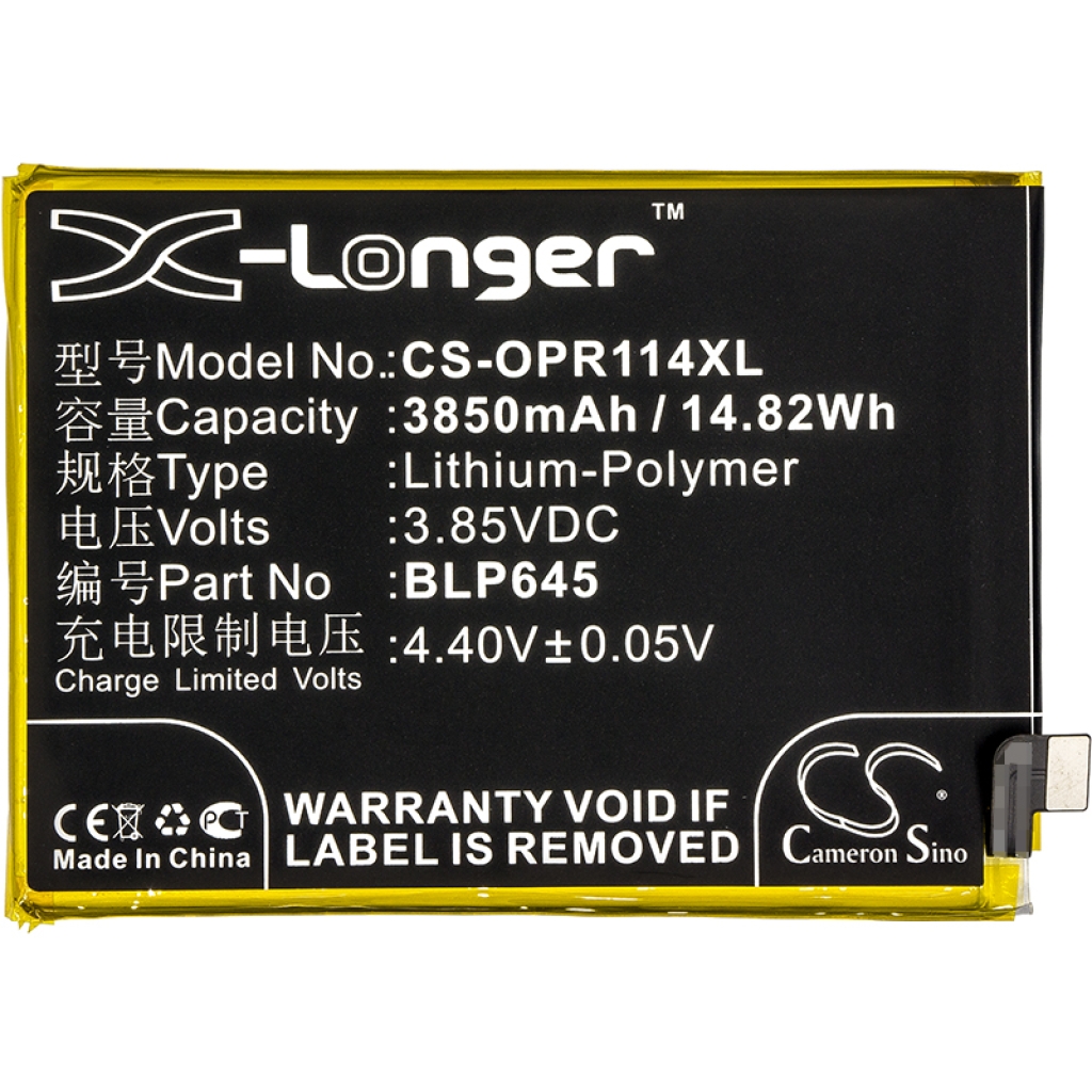 Batterie compatible avec OPPO CS-OPR114XL
