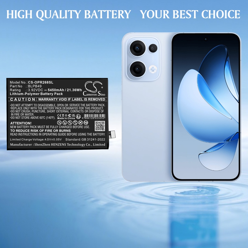 Mobile Phone Battery OPPO CS-OPR268SL