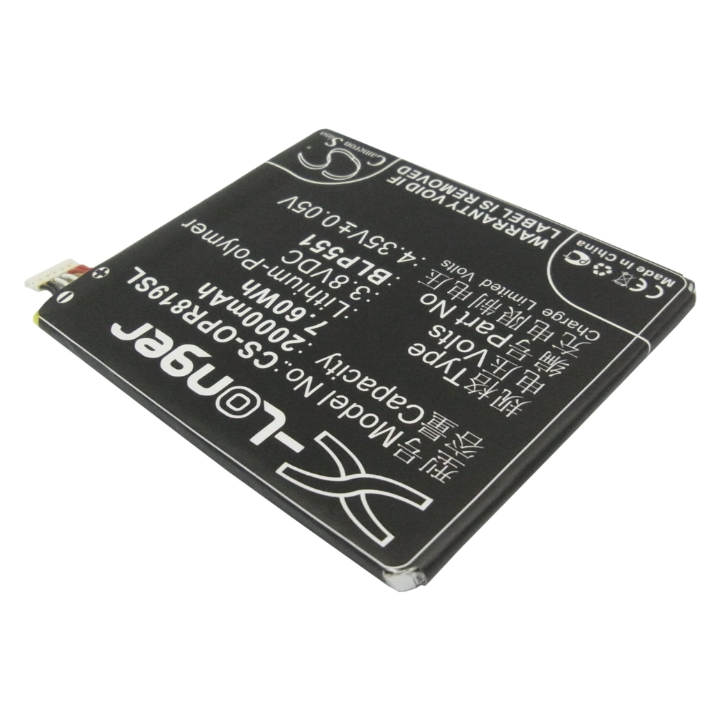 Batterie compatible avec OPPO CS-OPR819SL