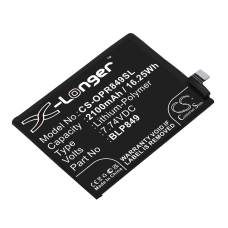 Remplacement de batterie compatible pour OPPO BLP849
