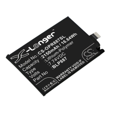 Remplacement de batterie compatible pour OPPO BLP887