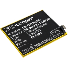 Remplacement de batterie compatible pour OPPO BLP695