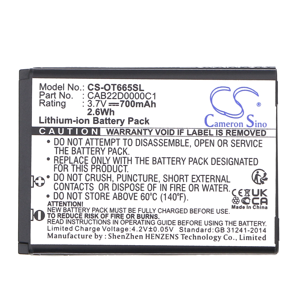 DeskTop Charger Alcatel CS-OT665SL