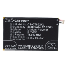 Remplacement de batterie compatible pour Srf TLP034B1,TLP034B2