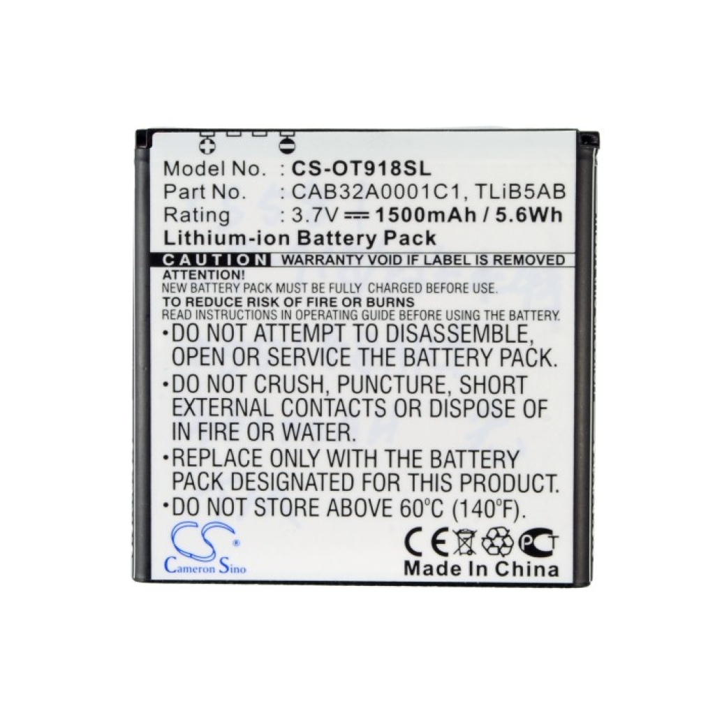 Batteries Remplace TLiB5AB