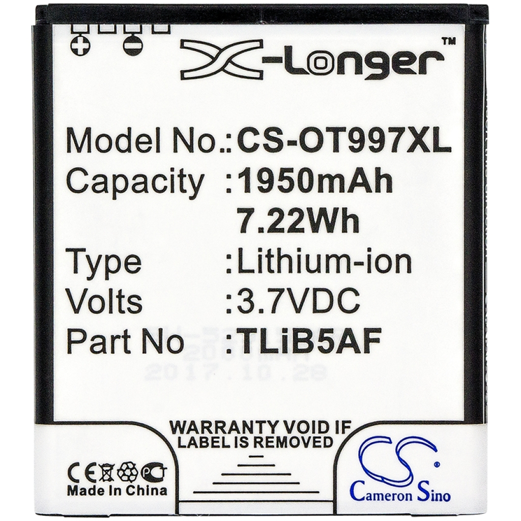 Batteries Remplace TLiB5AF