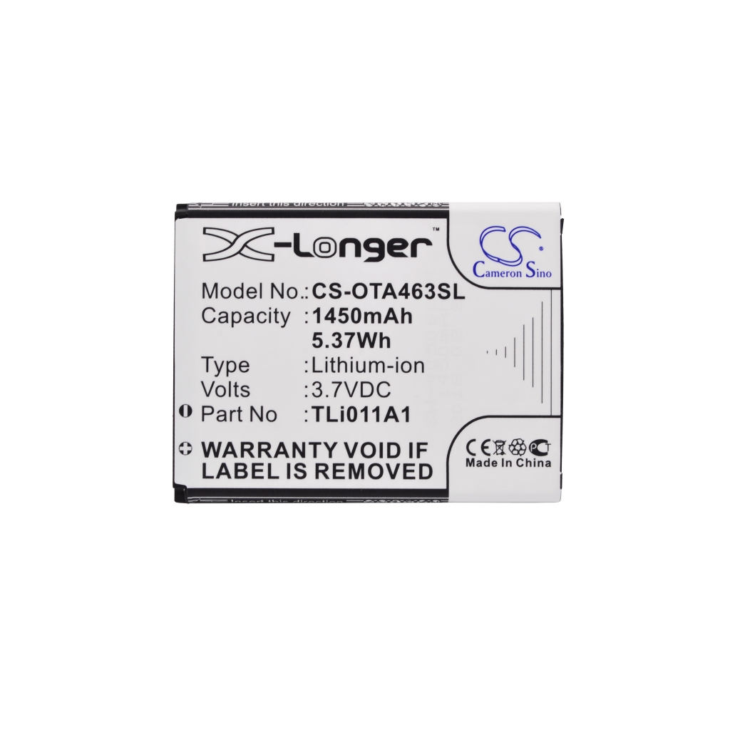 Compatible battery replacement for NET10 TLI011A1