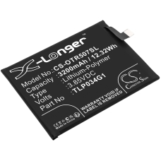 Remplacement de batterie compatible pour Alcatel TLP034G1