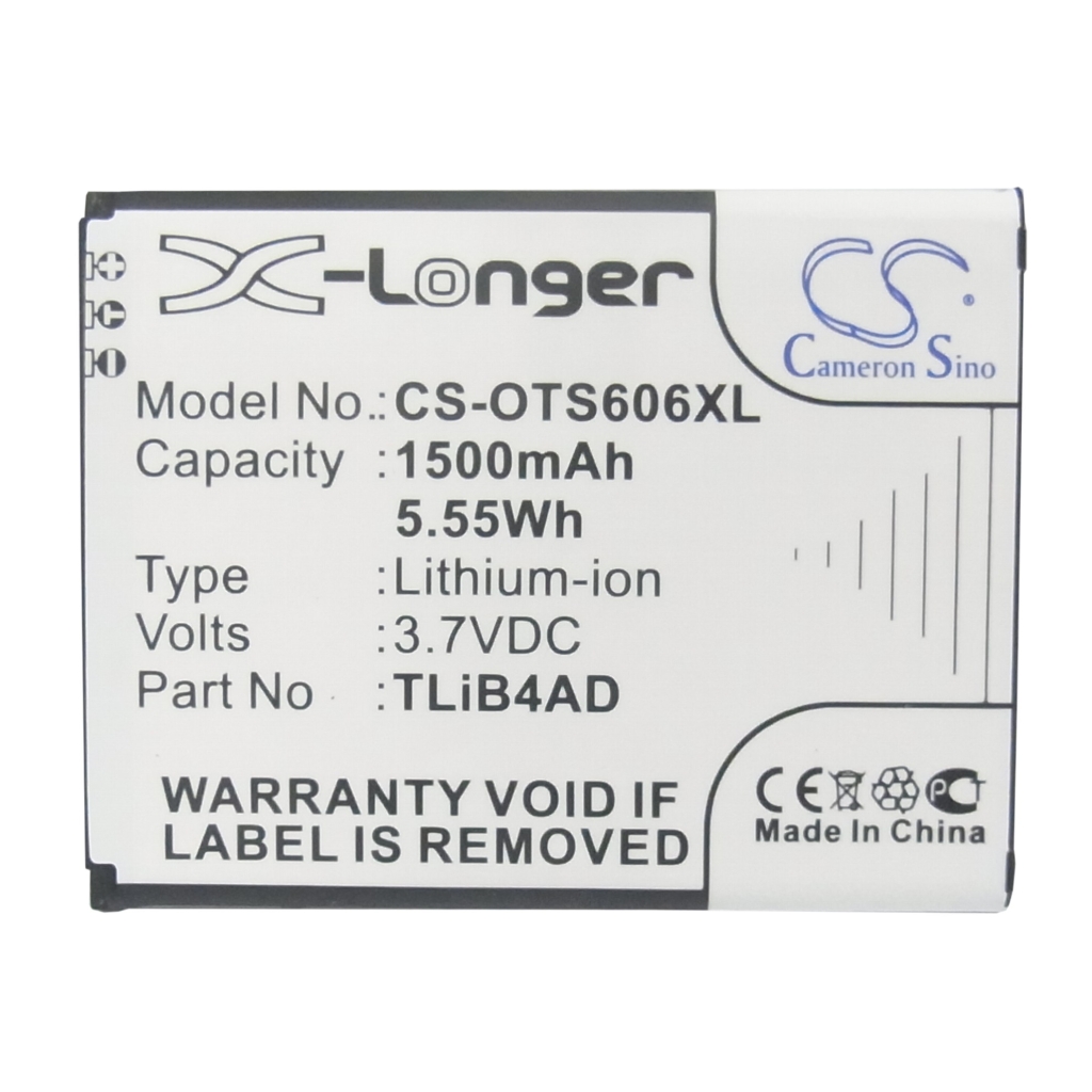 Batterie compatible avec Alcatel TCL CS-OTS606XL