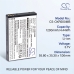 Batteries compatible avec Infant Optics DXR-5 DXR-5 CS-OXR500MB