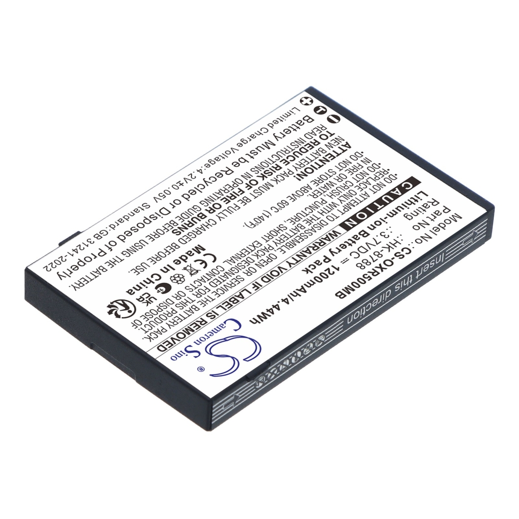 Batteries compatible avec Infant Optics DXR-5 DXR-5 CS-OXR500MB