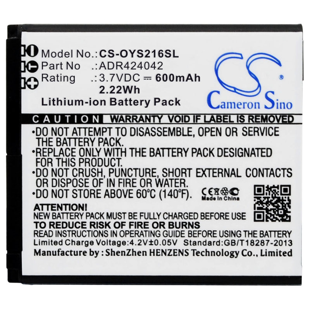 Batterie compatible avec Olympia CS-OYS216SL