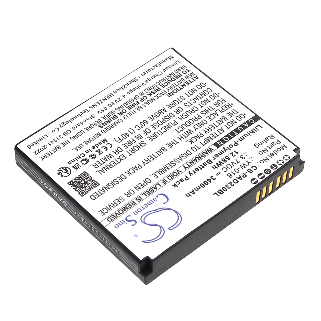 Terminal de paiement Batterie Pax CS-PAD230BL