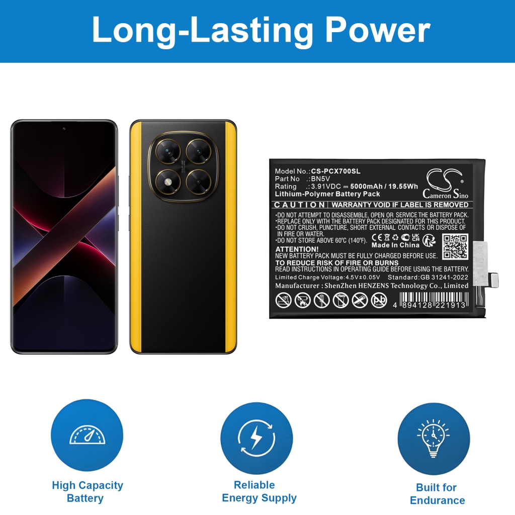 Mobile Phone Battery Poco CS-PCX700SL