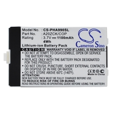 Remplacement de batterie compatible pour Philips A20ZCK/COP