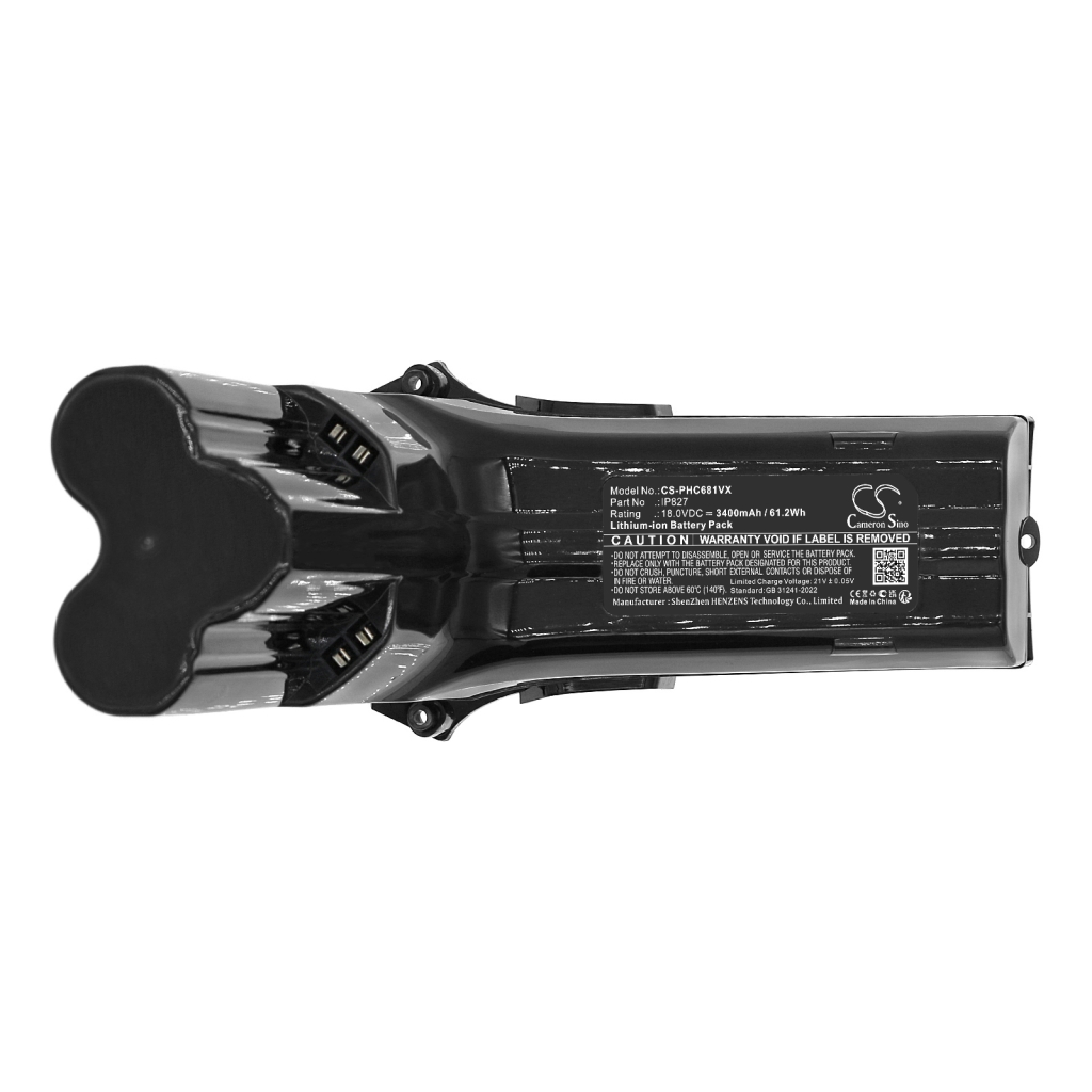 Remplacement de batterie compatible pour Philips IP827