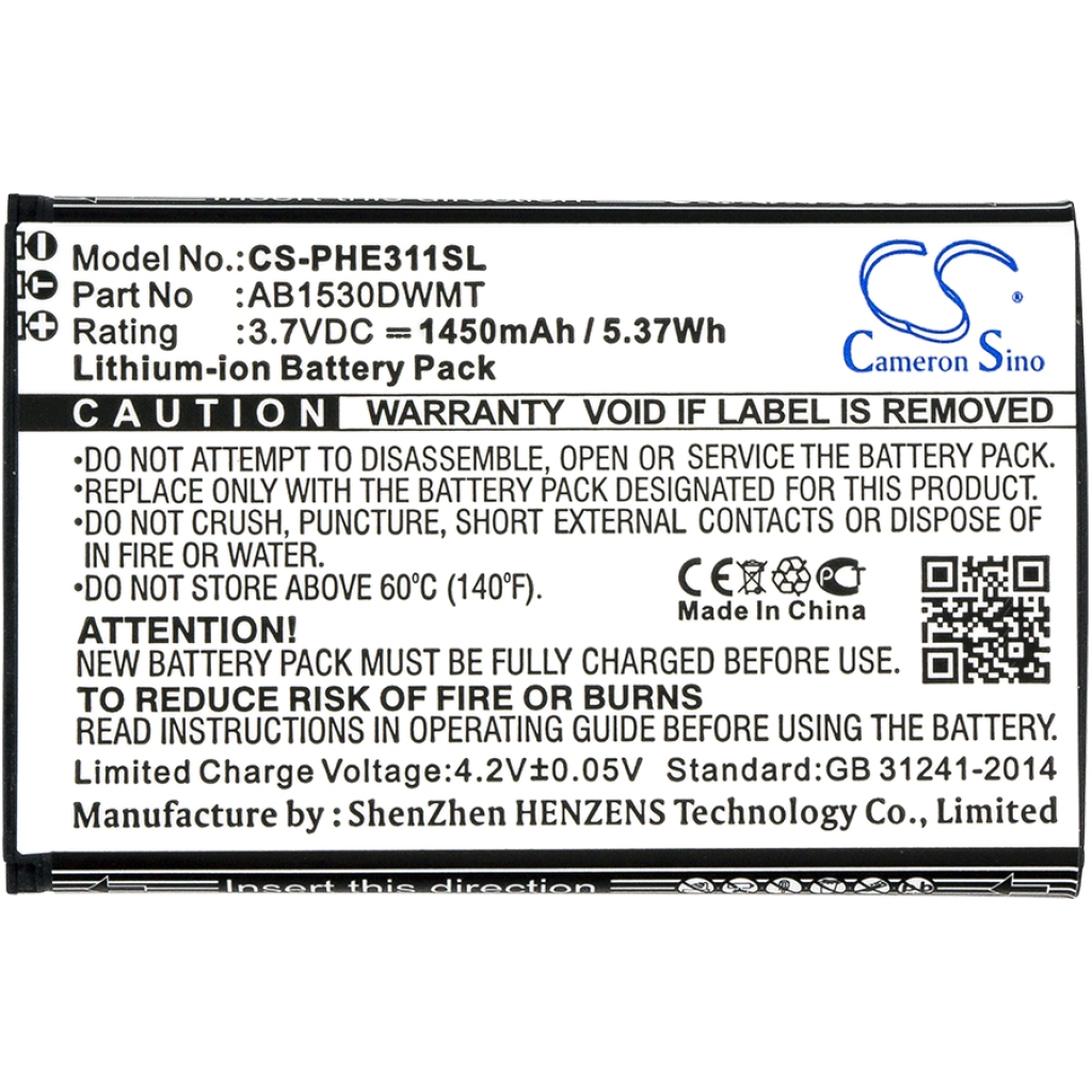 Batterie pour Philips Xenium E311