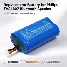 Remplacement de batterie compatible pour Philips TAS4807