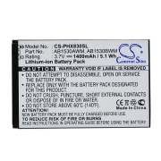 CS-PHX830SL<br />Batterie pour  remplace la batterie AB1530AWM