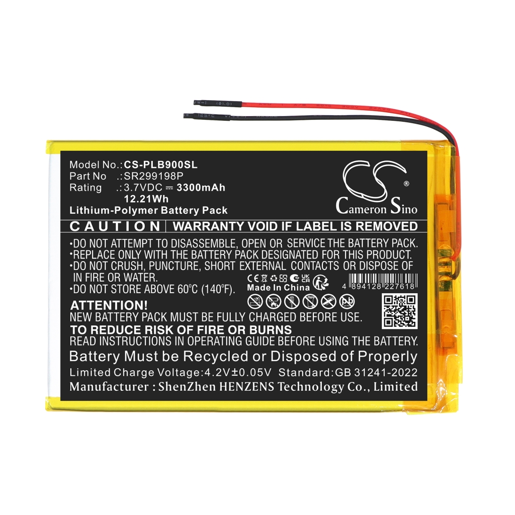 Batterie compatible avec Polaroid CS-PLB900SL
