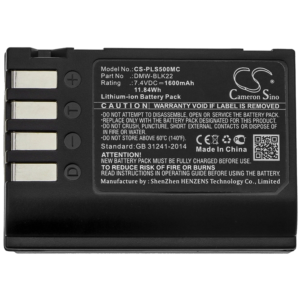 Batterie de l'appareil photo Panasonic CS-PLS500MC