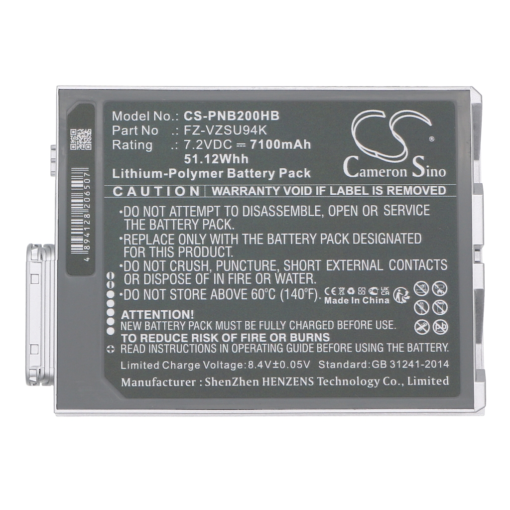 Batteries Remplace FZ-VZSU95JS