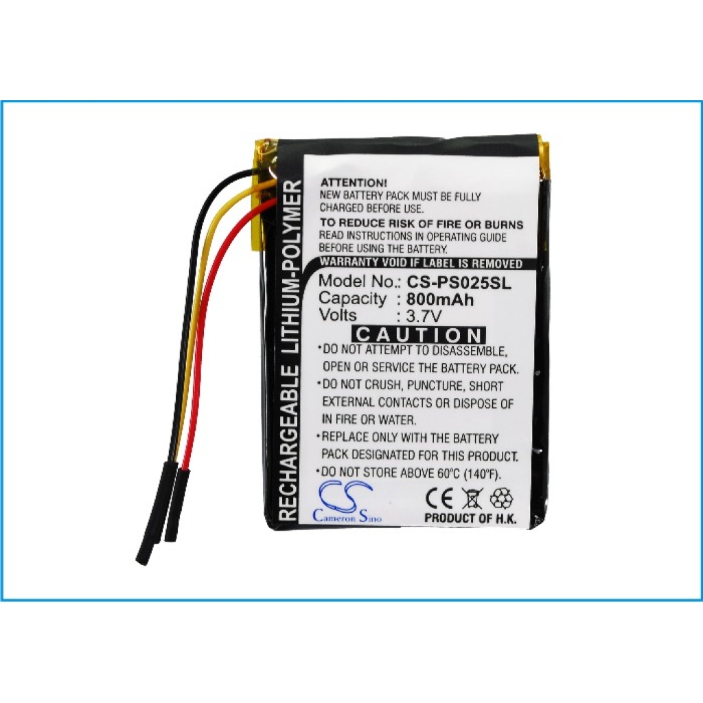 MP3, MP4, MP4, PMP Batterie Philips CS-PS025SL