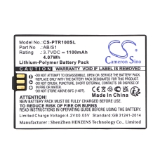 Remplacement de batterie compatible pour PROTEAR AB/S1 (BLACK VERSION)