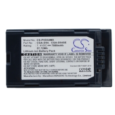 Remplacement de batterie compatible pour Panasonic CGA-D54,CGA-D54S,CGA-D54SE,CGA-D54SE/1B,CGA-D54SE/1H...