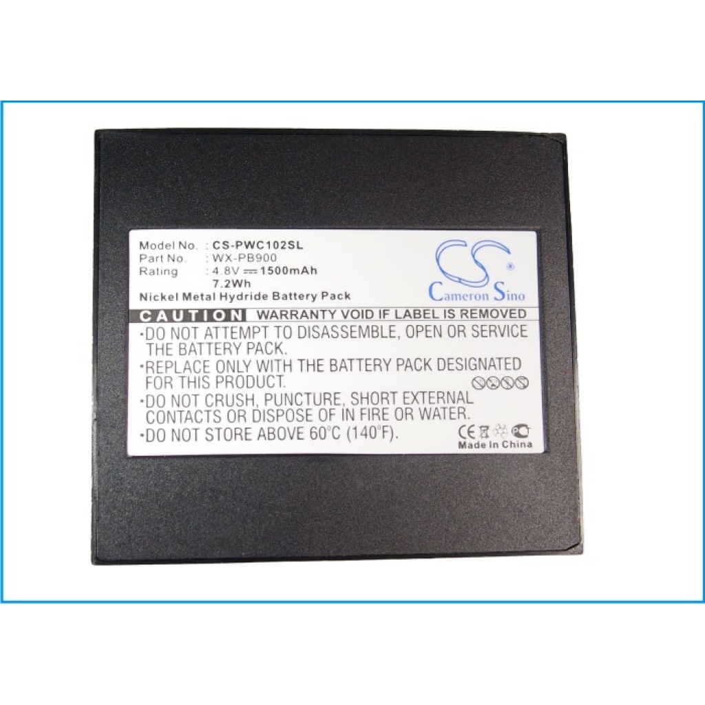 Batterie de casque d'écoute sans fil Panasonic CS-PWC102SL