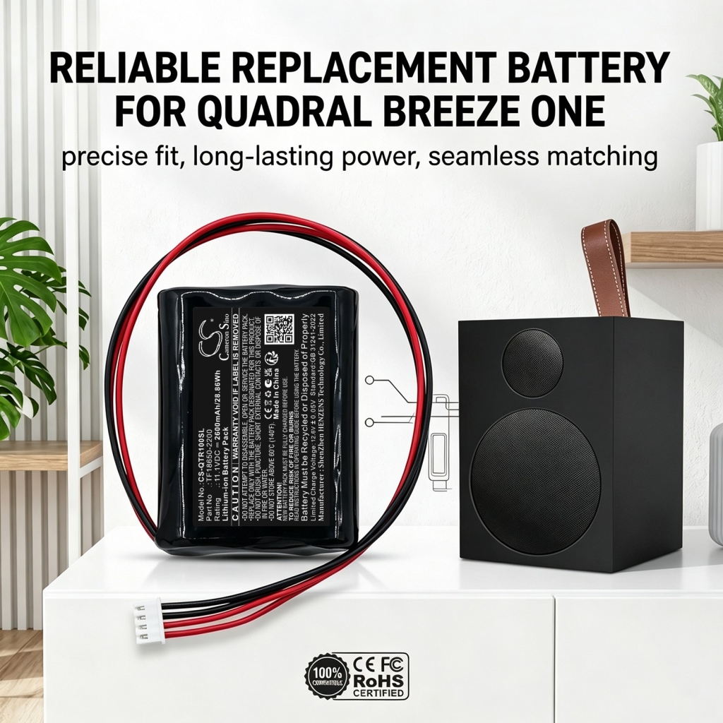 Batteries compatible avec Quadral Breeze One CS-QTR100SL