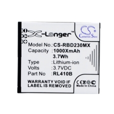 Remplacement de batterie compatible pour Rollei RL410B