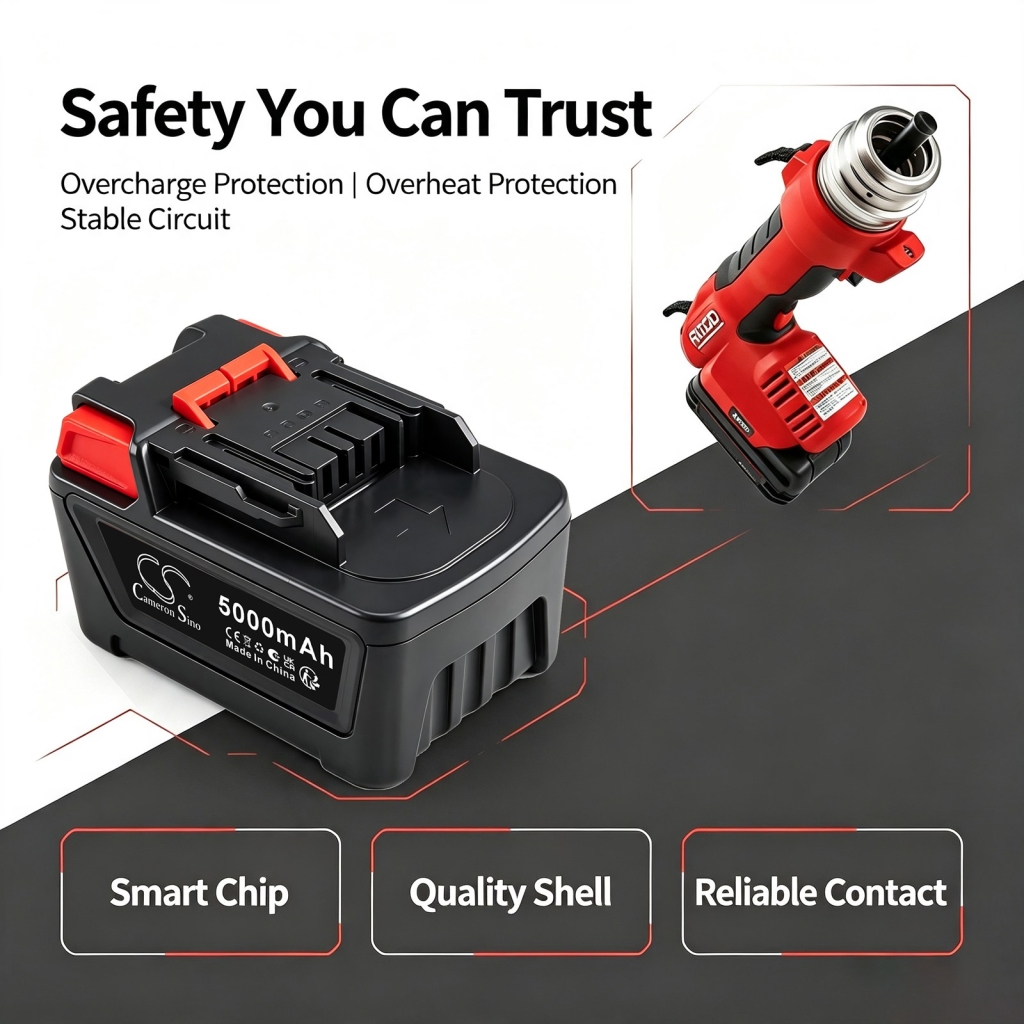 Battery compatible with Ridgid