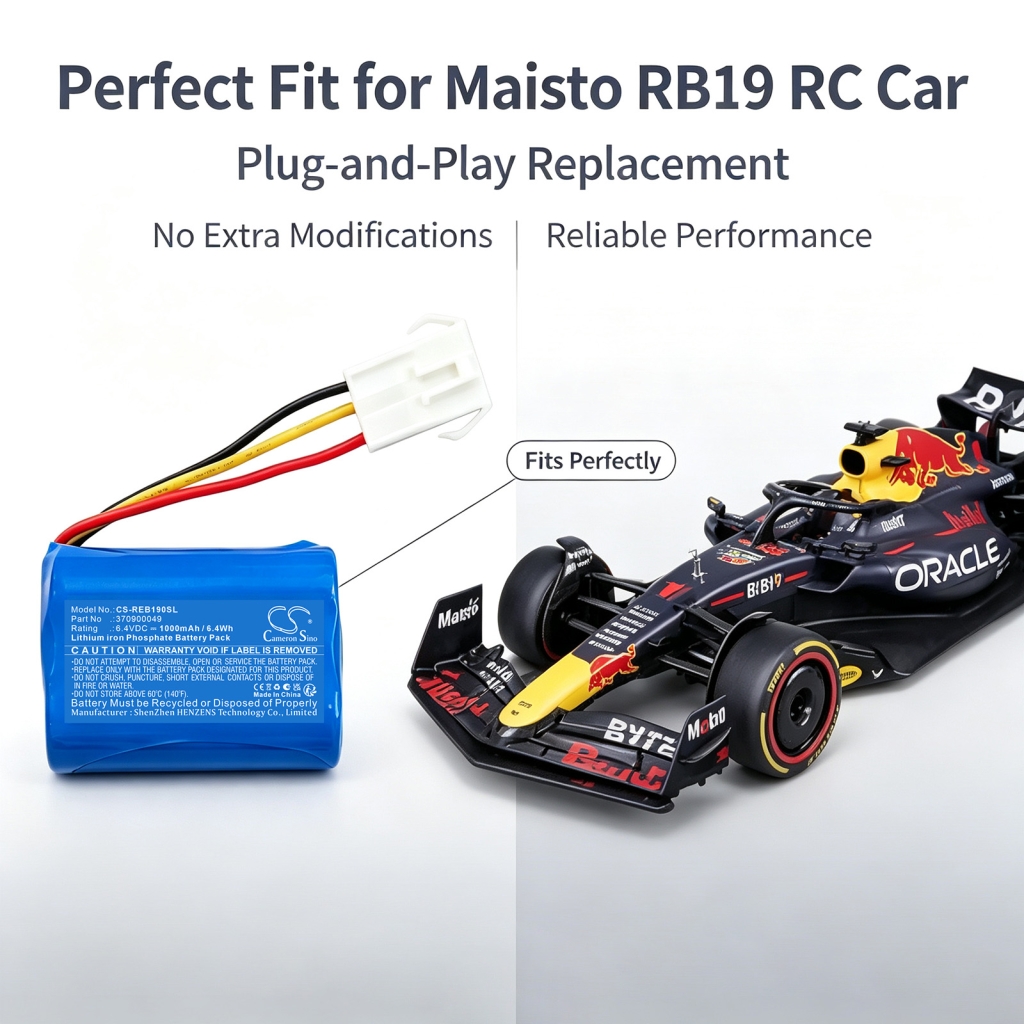 Batteries compatible avec Maisto Red Bull Racing RB19 CS-REB190SL