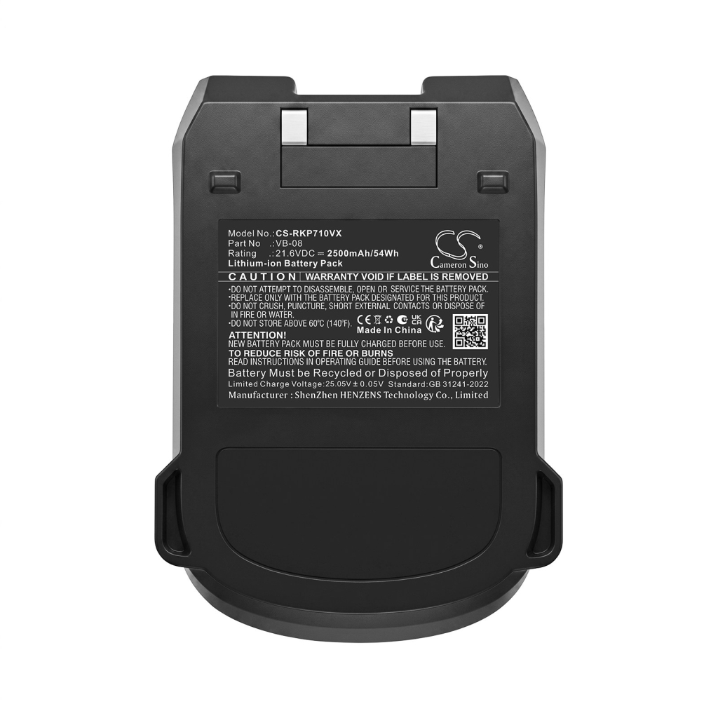 Batteries compatible avec Redkey P7 Plus Plus Handheld Cordless Vacuum Cleaner CS-RKP710VX