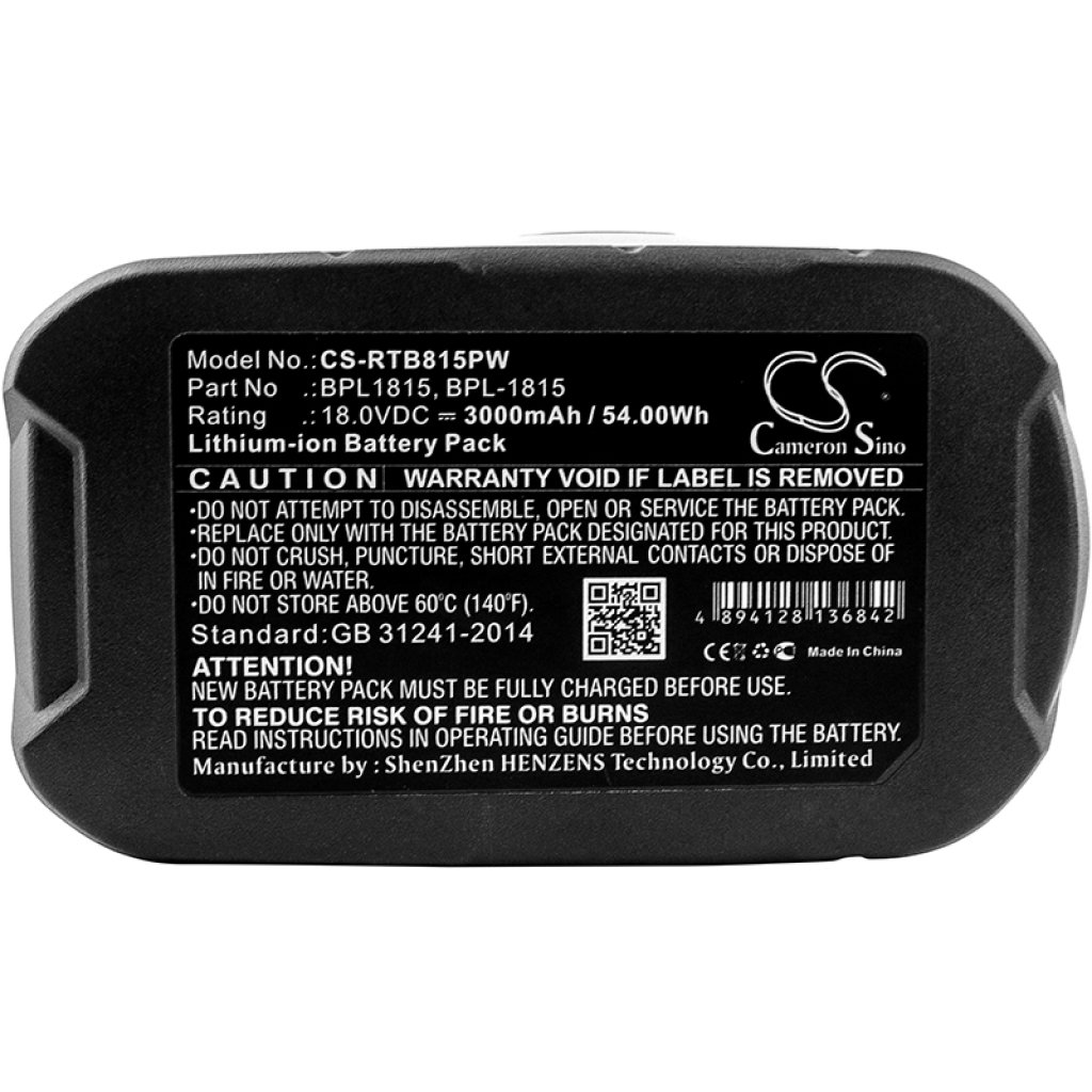 Batterie industrielle Ryobi CCS-1801D