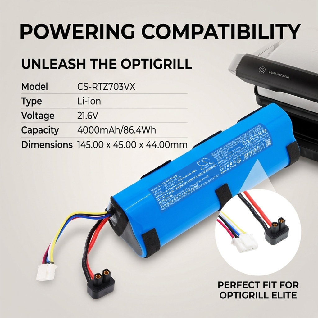 Batterie pour Rowenta GF750W