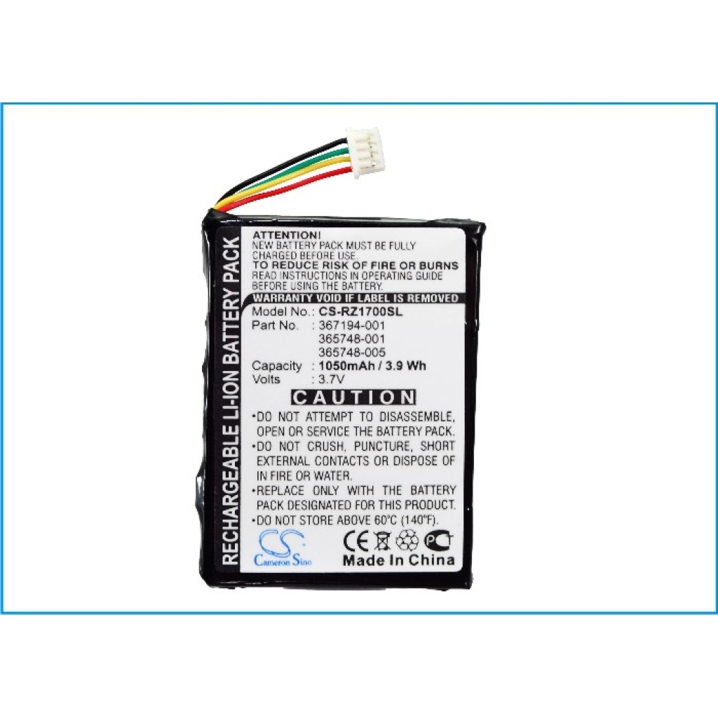 Tablette Batterie HP CS-RZ1700SL