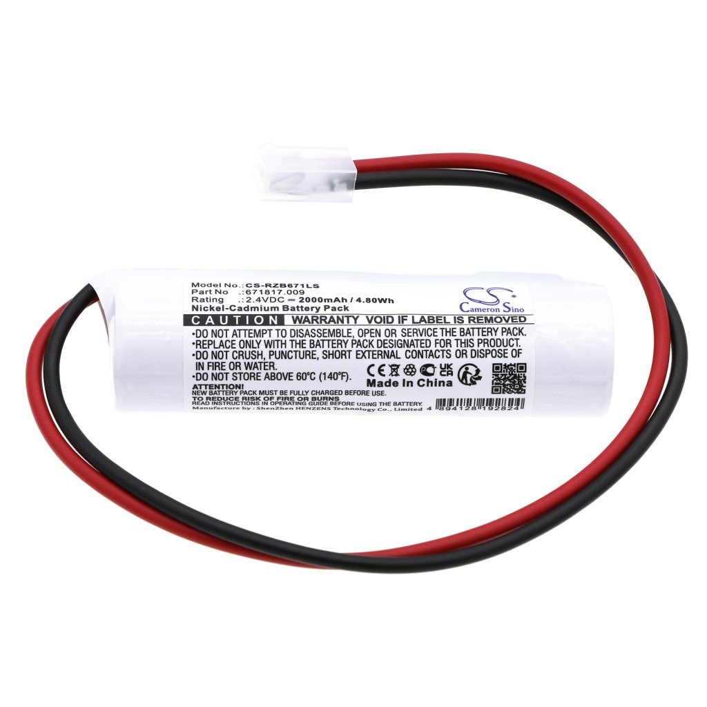 Batterie de caméra de sécurité domestique Elubat swiss CS-RZB671LS