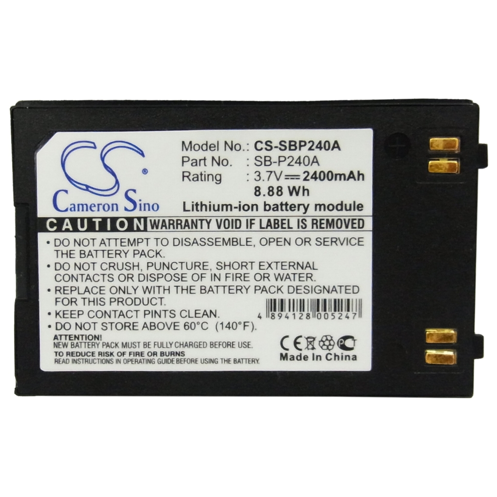 Batterie de l'appareil photo Samsung CS-SBP240A