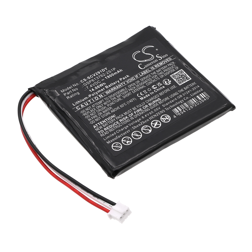 Batterie du lecteur DVD Sencor CS-SCV291DY