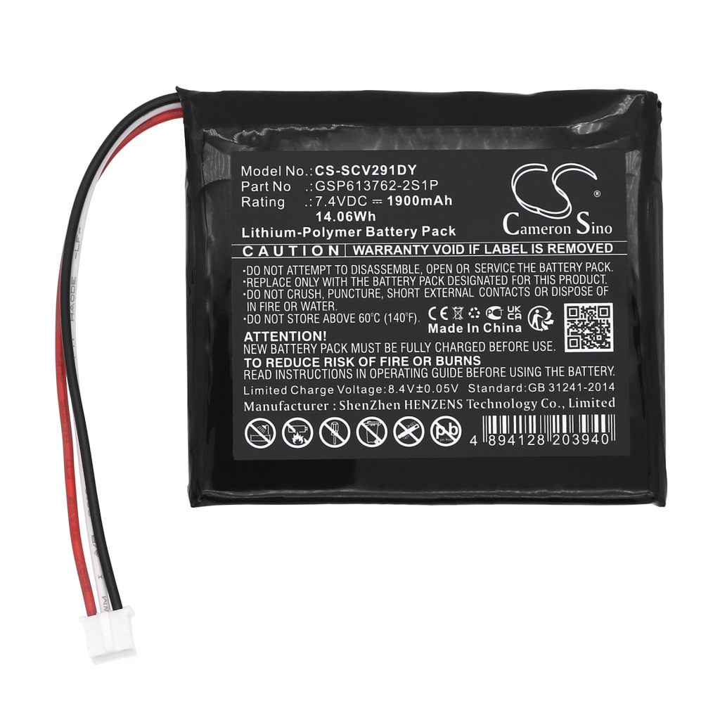 Batterie du lecteur DVD Sencor CS-SCV291DY