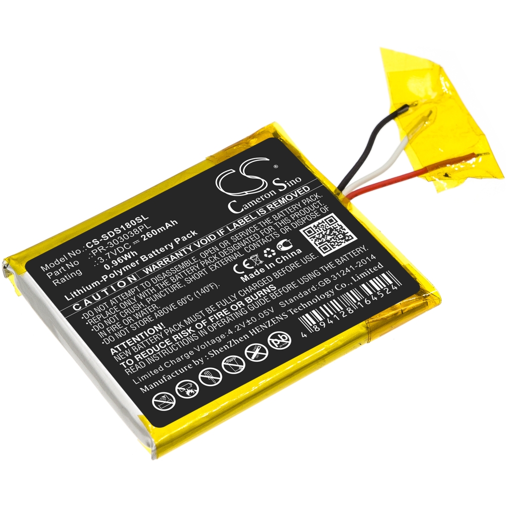 MP3, MP4, MP4, PMP Batterie SanDisk CS-SDS180SL