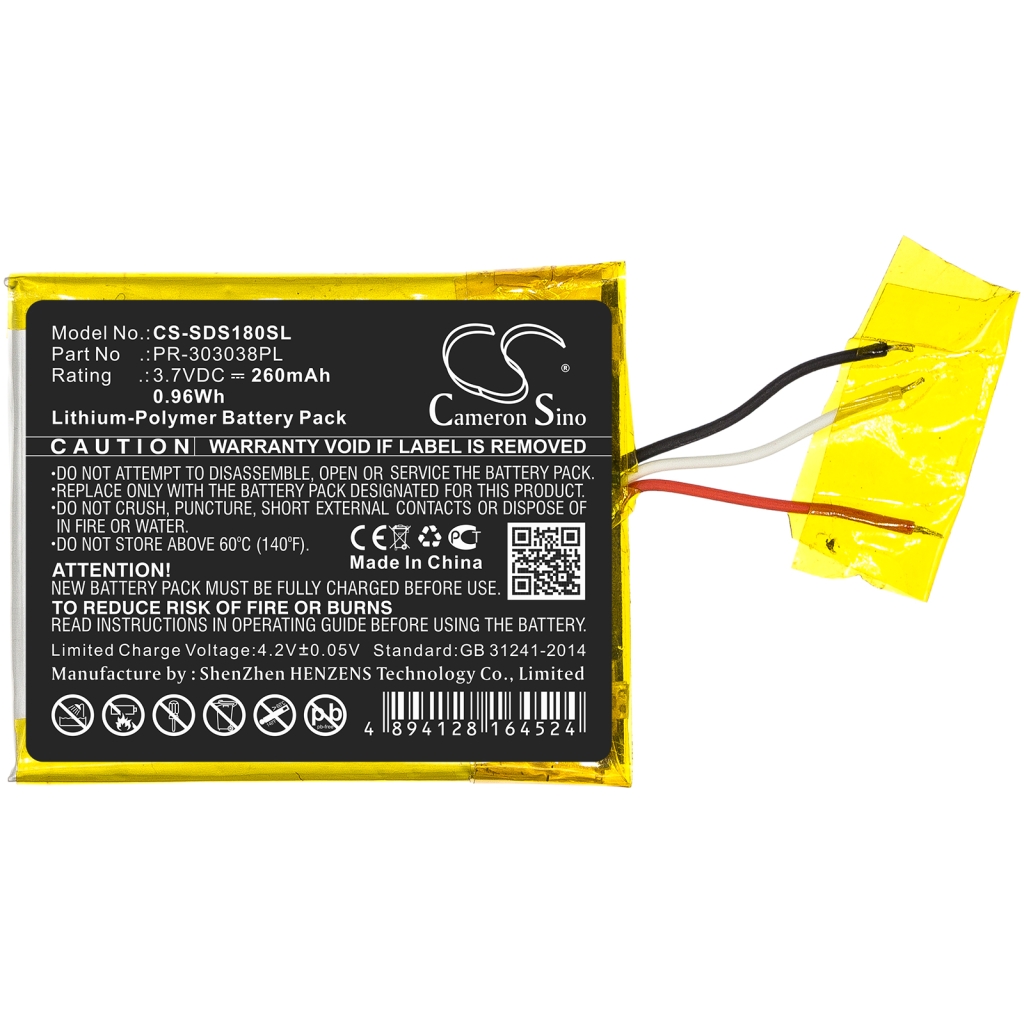 MP3, MP4, MP4, PMP Batterie SanDisk CS-SDS180SL