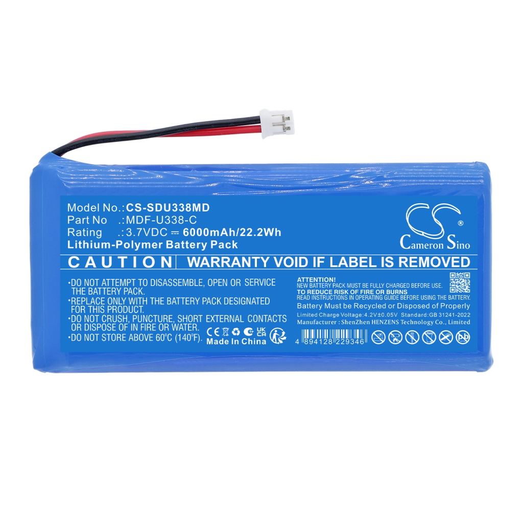Batterie compatible avec Sanyo CS-SDU338MD