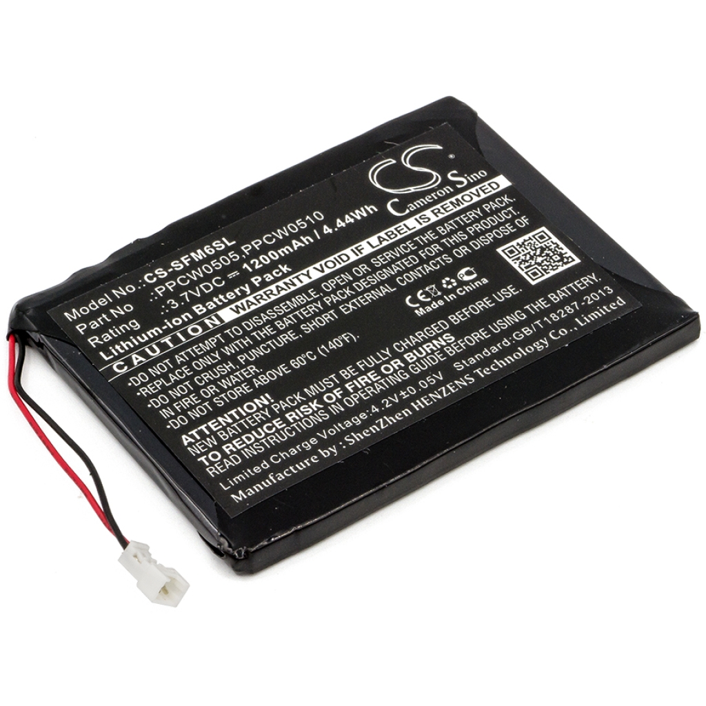 MP3, MP4, MP4, PMP Batterie i-Audio CS-SFM6SL