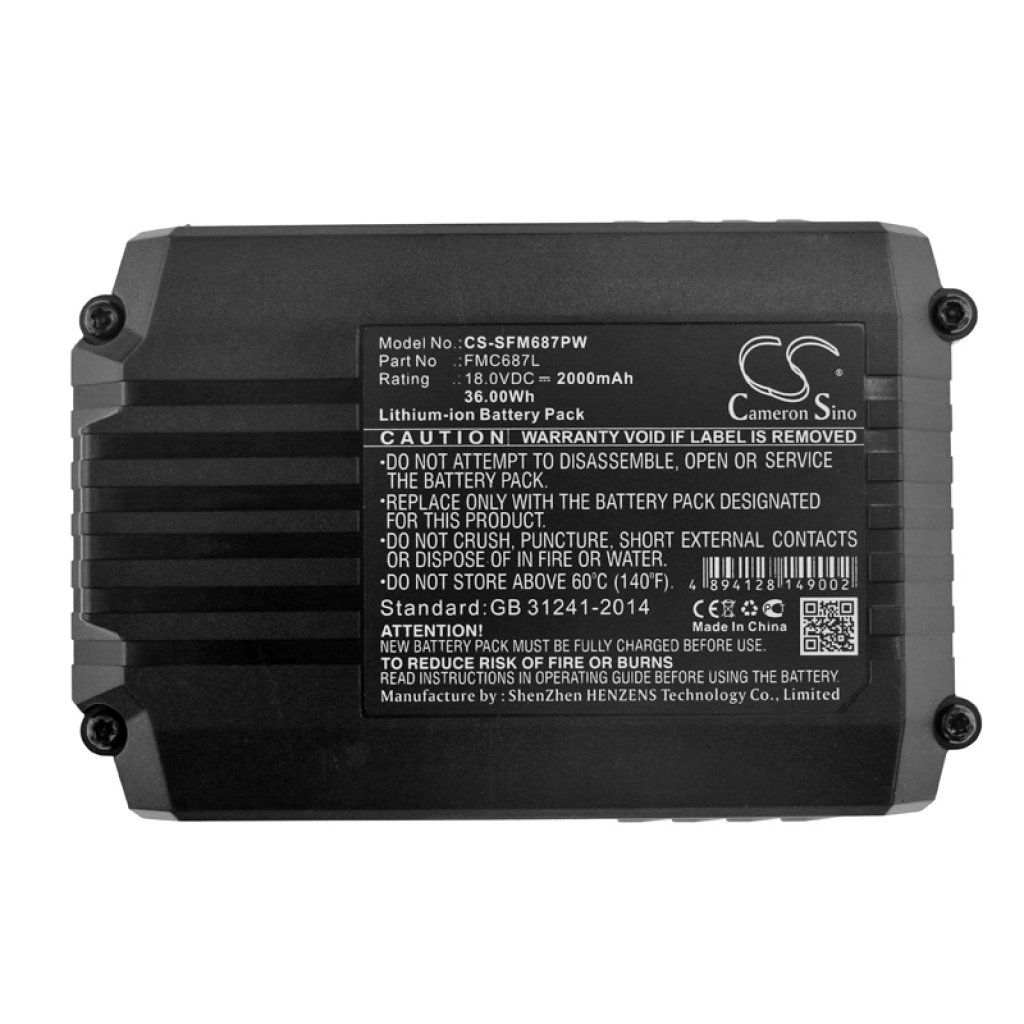Batterie industrielle Bostitch CS-SFM687PW