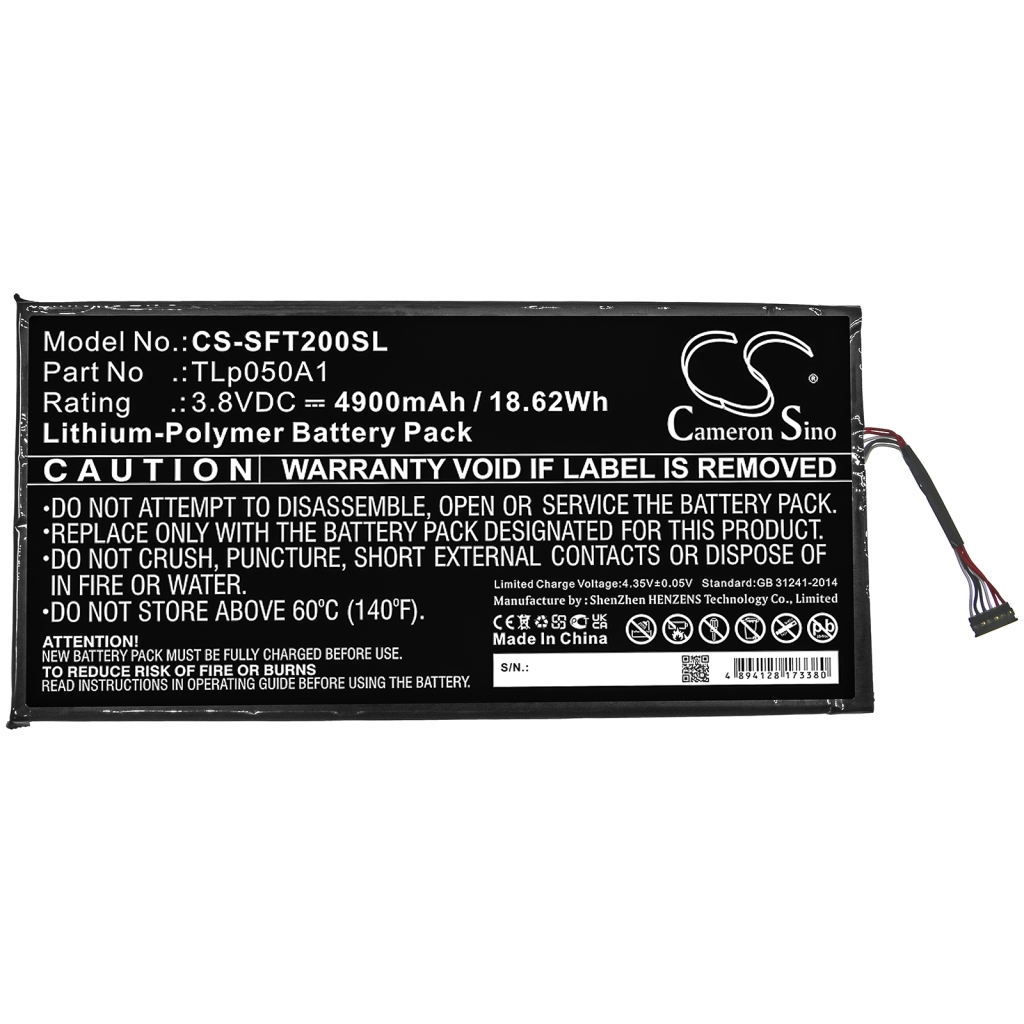 Tablet Battery Safran CS-SFT200SL